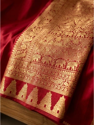 Kanjipuram Pattu Saree thumbnail 5