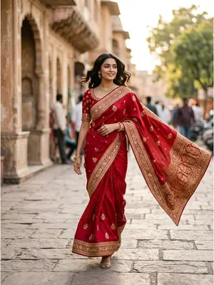 Kanjipuram Pattu Saree thumbnail 7
